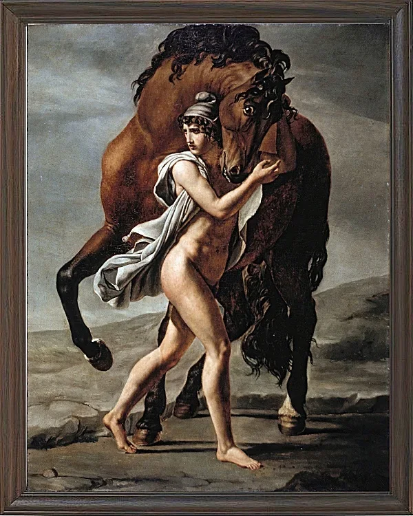 Römischer Jüngling mit Pferd - 1824