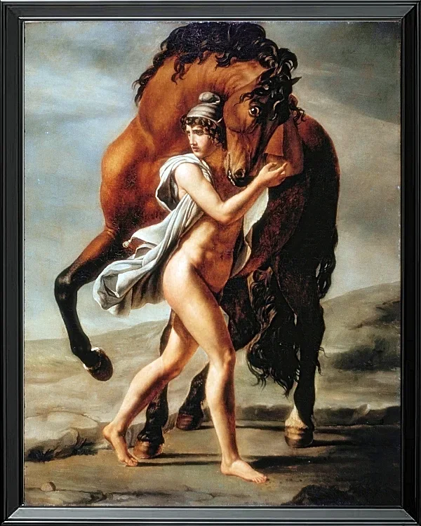 Römischer Jüngling mit Pferd - 1824