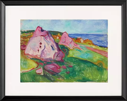 Rote Felsen bei Åsgårdstrand – 1904