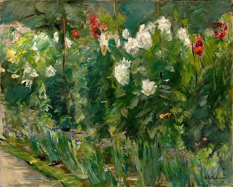 Rote und weiße Blumen nach Südosten - 1925