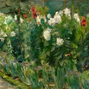 Rote und weiße Blumen nach Südosten - 1925