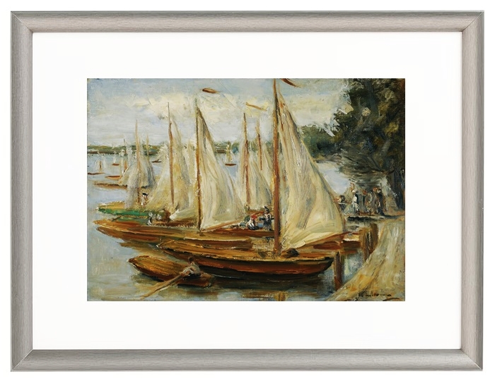 Segelboote auf dem Wannsee - 1922