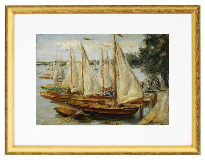 Segelboote auf dem Wannsee - 1922