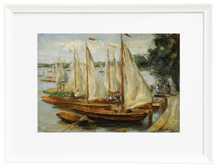 Segelboote auf dem Wannsee - 1922