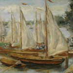 Segelboote auf dem Wannsee - 1922