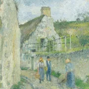 Rue des Roches in Valhermeil, Auvers Sur Oise – 1880