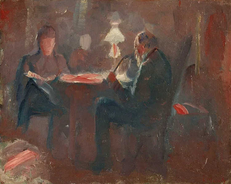 Rund um die Petroleumlampe - 1883