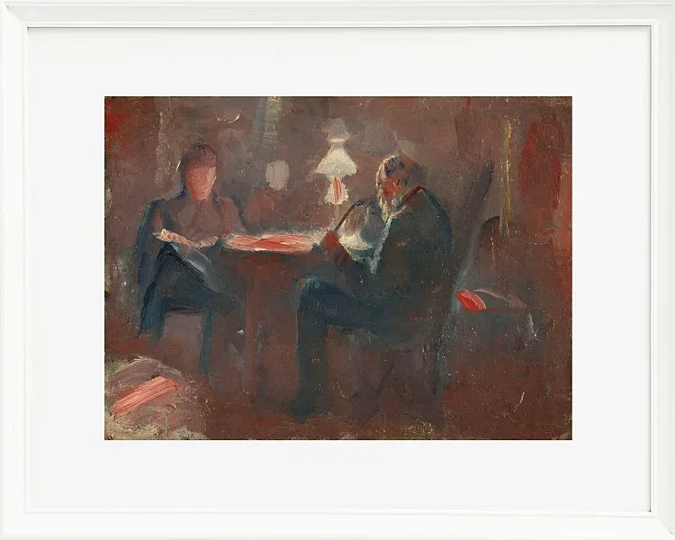 Rund um die Petroleumlampe - 1883