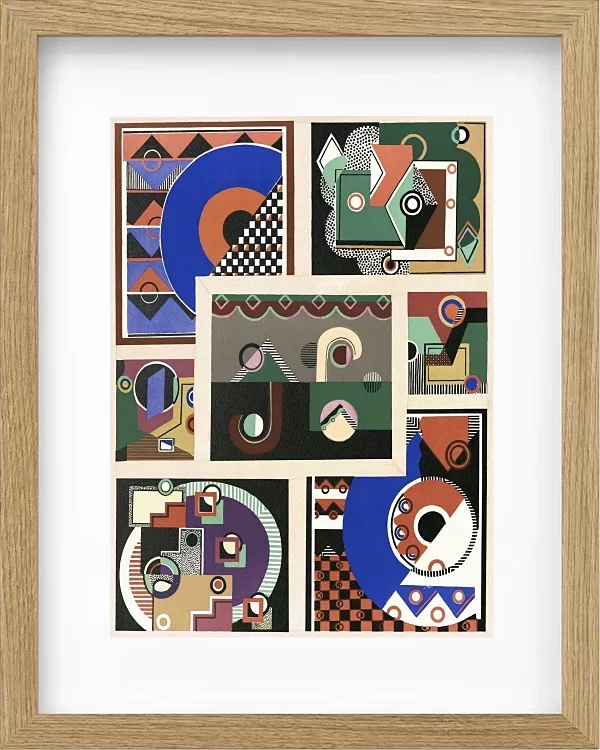 Sammlung von Dekorationen und Farben Taf.02 - 1930