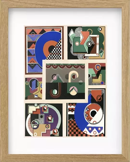 Sammlung von Dekorationen und Farben Taf.02 - 1930