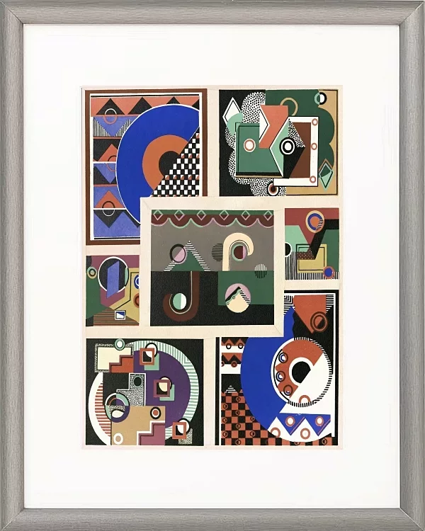 Sammlung von Dekorationen und Farben Taf.02 - 1930