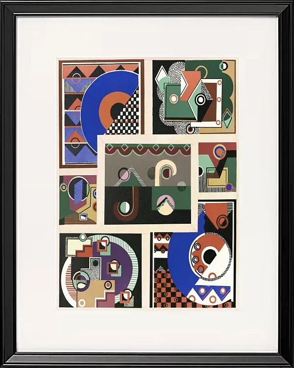 Sammlung von Dekorationen und Farben Taf.02 - 1930