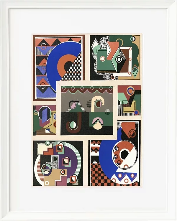 Sammlung von Dekorationen und Farben Taf.02 - 1930