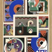 Samling af dekorationer og farver Pl.02 - 1930