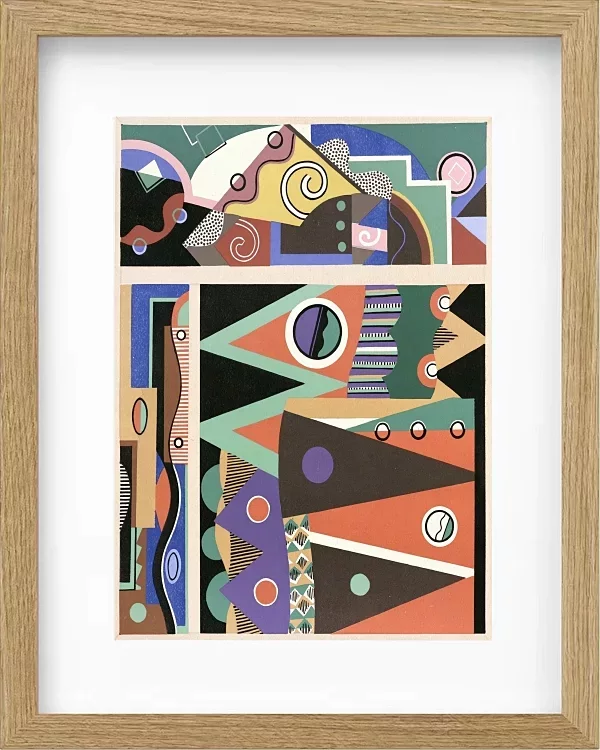 Sammlung von Dekorationen und Farben Taf.03 - 1930