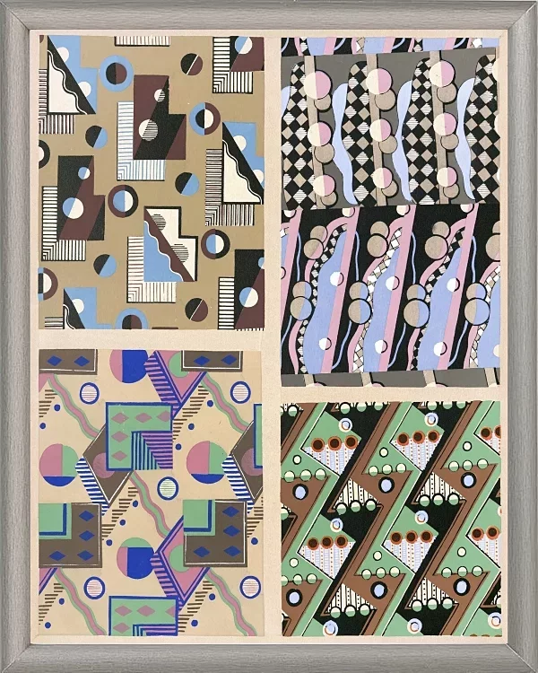Samling af dekorationer og farver Pl.05 - 1930