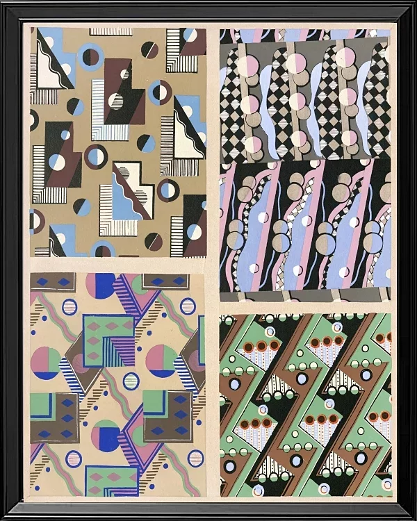 Samling af dekorationer og farver Pl.05 - 1930