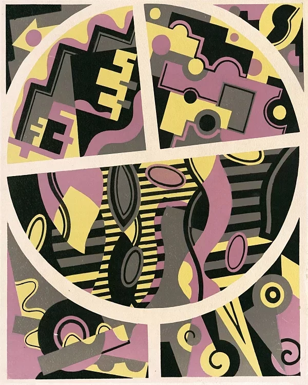 Sammlung von Dekorationen und Farben Taf.06 - 1930