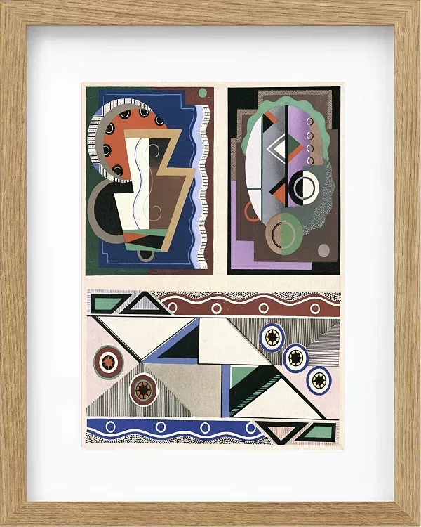 Sammlung von Dekorationen und Farben Taf.07 - 1930