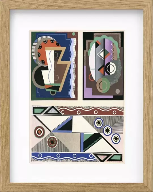 Sammlung von Dekorationen und Farben Taf.07 - 1930