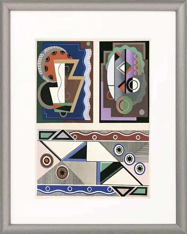 Sammlung von Dekorationen und Farben Taf.07 - 1930