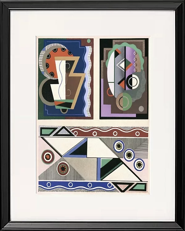 Sammlung von Dekorationen und Farben Taf.07 - 1930