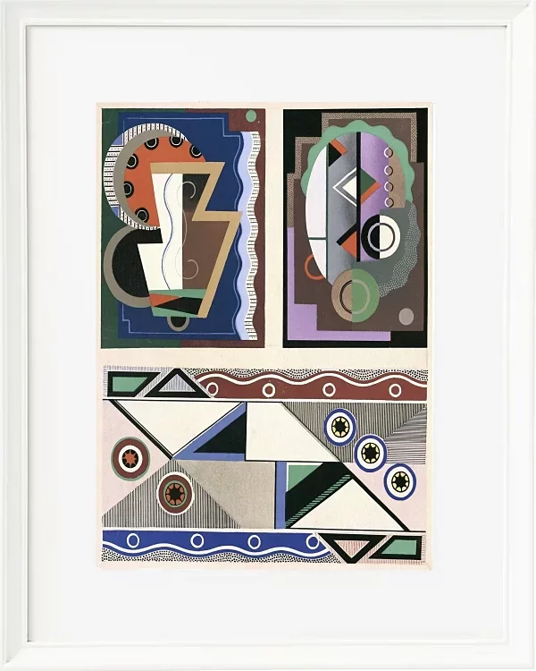 Sammlung von Dekorationen und Farben Taf.07 - 1930