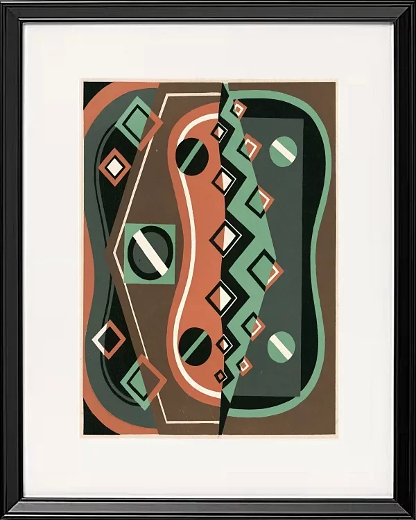 Sammlung von Dekorationen und Farben Taf.08 - 1930