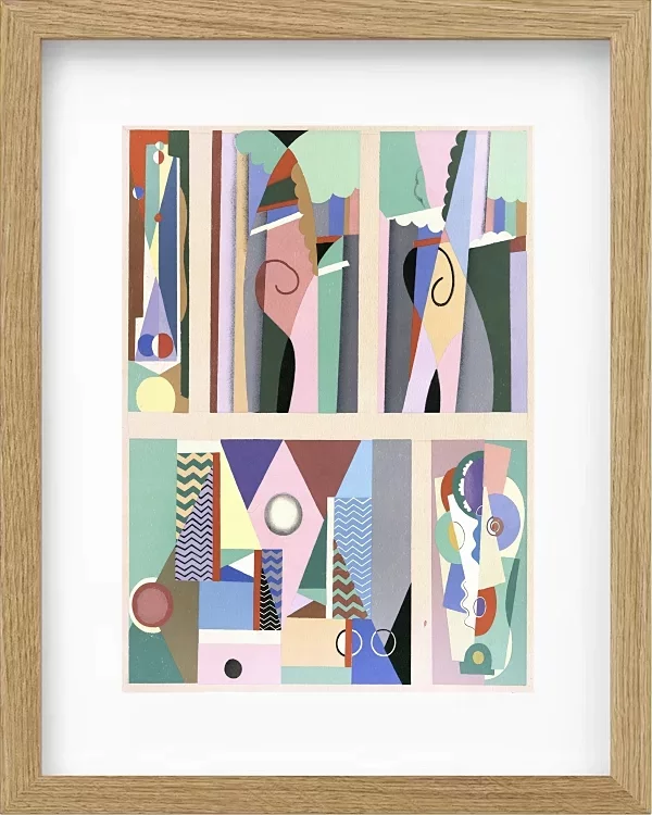 Sammlung von Dekorationen und Farben Taf.09 - 1930