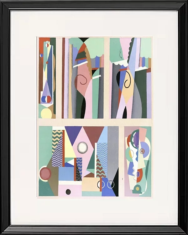 Sammlung von Dekorationen und Farben Taf.09 - 1930