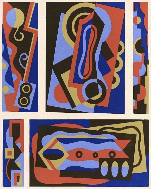 Sammlung von Dekorationen und Farben Taf.10 - 1930