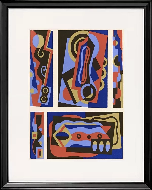 Sammlung von Dekorationen und Farben Taf.10 - 1930