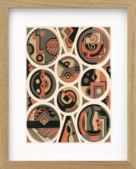 Sammlung von Dekorationen und Farben Taf.12 - 1930