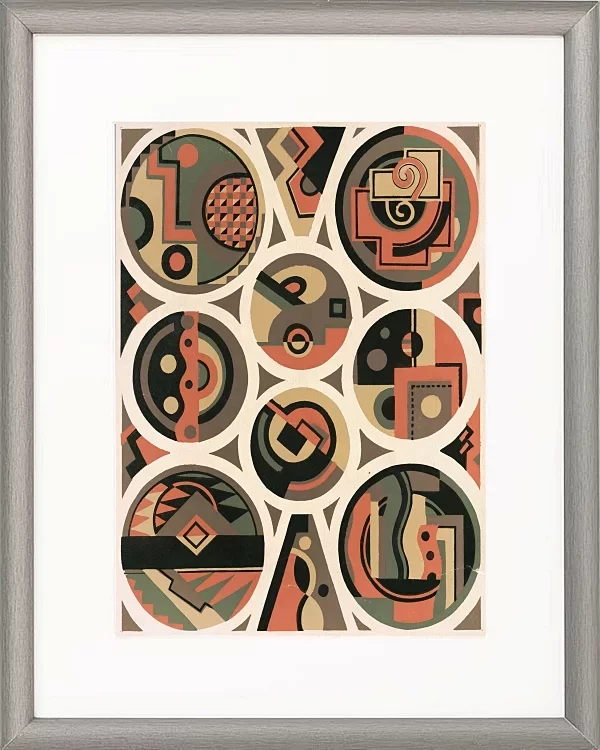 Sammlung von Dekorationen und Farben Taf.12 - 1930