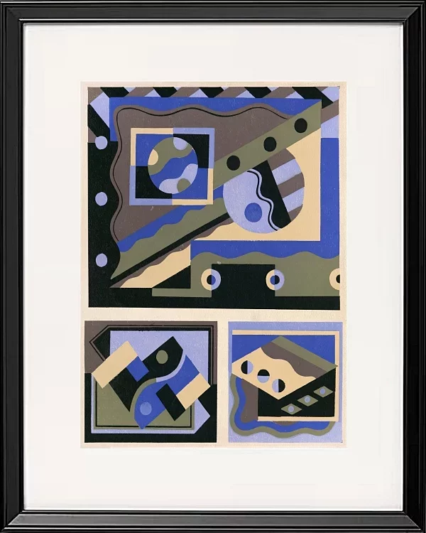 Sammlung von Dekorationen und Farben Taf.15 - 1930