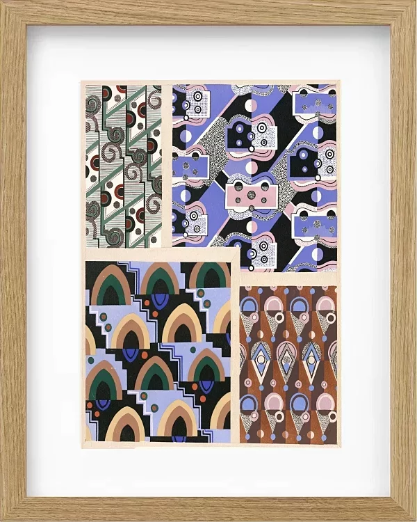 Sammlung von Dekorationen und Farben Taf.16 - 1930