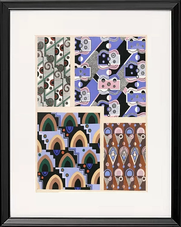 Sammlung von Dekorationen und Farben Taf.16 - 1930