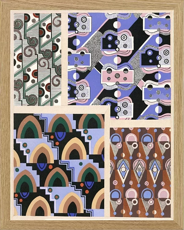 Samling af dekorationer og farver Pl.16 - 1930