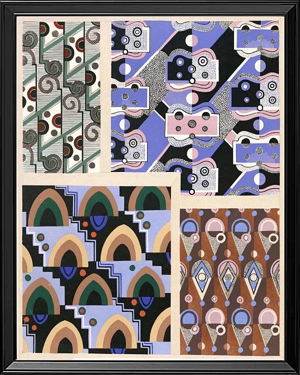 Samling af dekorationer og farver Pl.16 - 1930