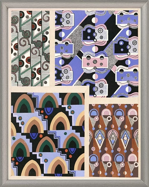 Samling af dekorationer og farver Pl.16 - 1930