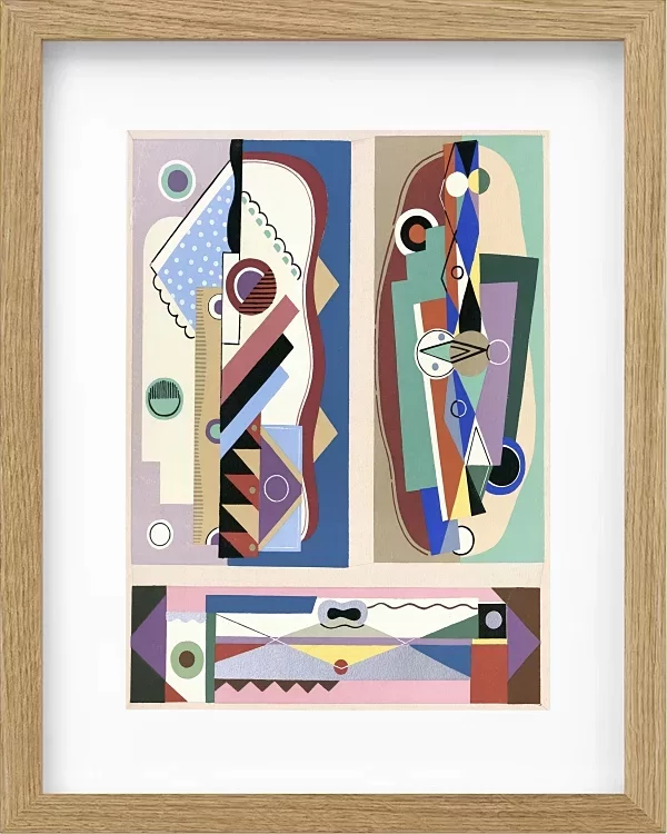 Sammlung von Dekorationen und Farben Taf.17 - 1930