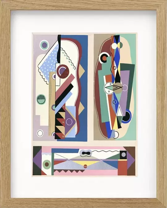 Sammlung von Dekorationen und Farben Taf.17 - 1930