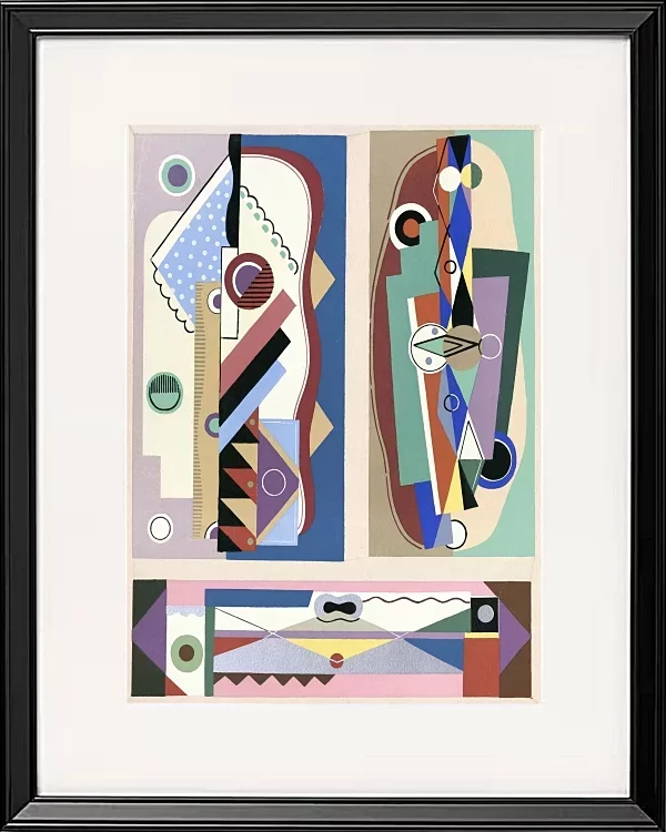 Sammlung von Dekorationen und Farben Taf.17 - 1930