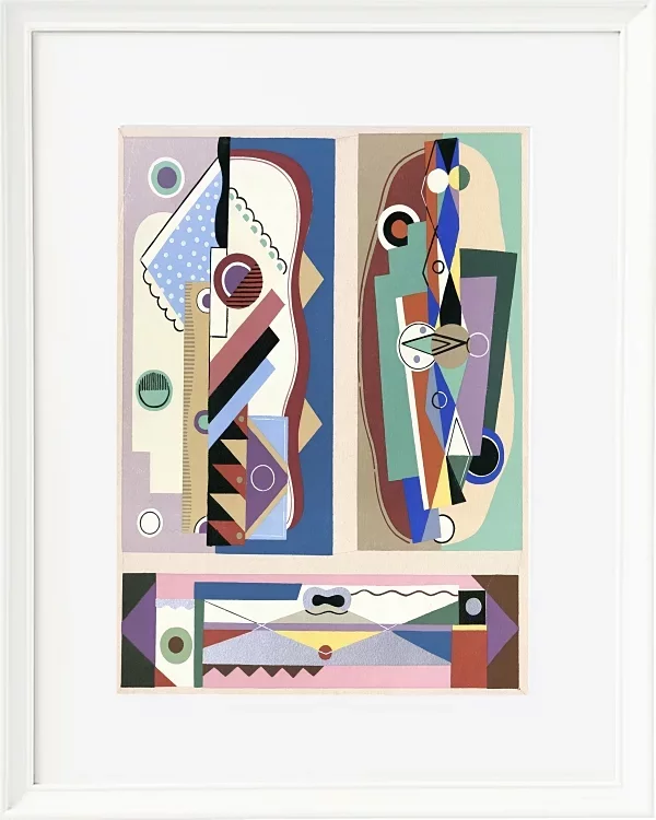 Sammlung von Dekorationen und Farben Taf.17 - 1930