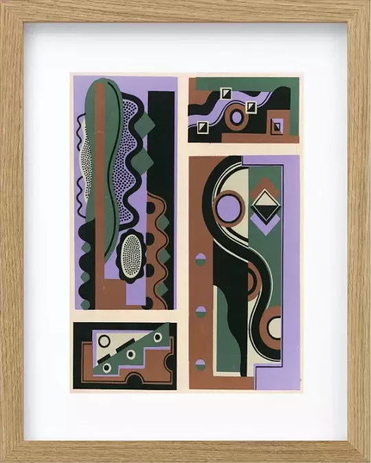 Sammlung von Dekorationen und Farben Taf.18 - 1930