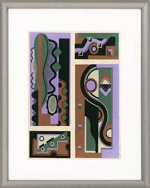 Sammlung von Dekorationen und Farben Taf.18 - 1930