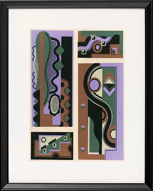 Sammlung von Dekorationen und Farben Taf.18 - 1930