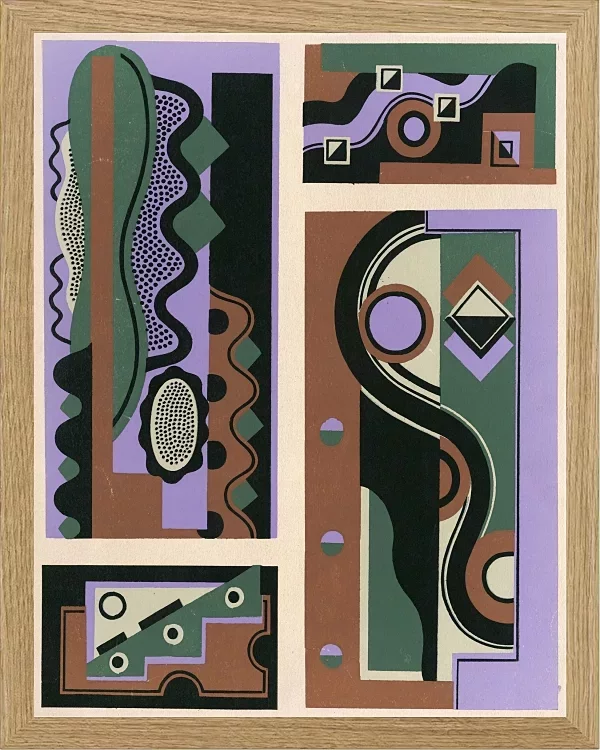 Samling af dekorationer og farver Pl.18 - 1930