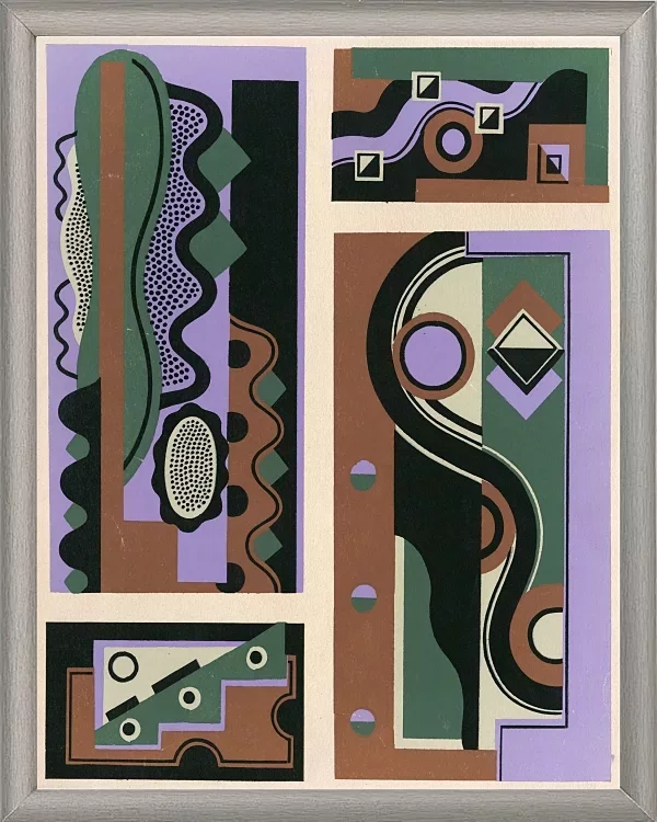 Samling af dekorationer og farver Pl.18 - 1930
