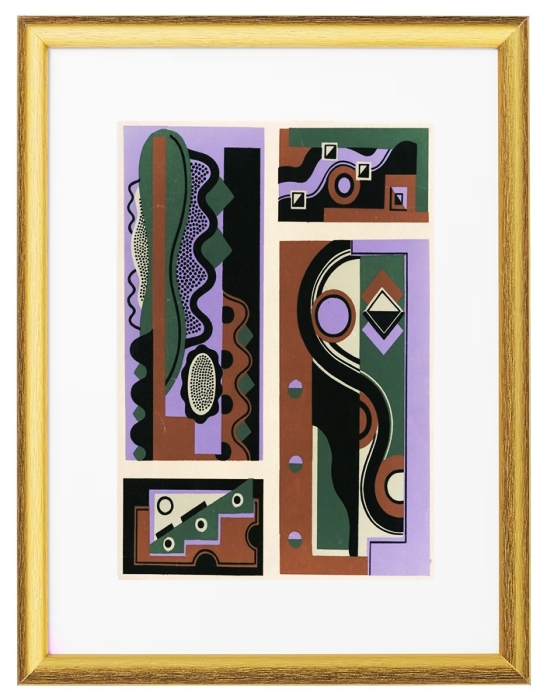 Sammlung von Dekorationen und Farben Taf.18 - 1930